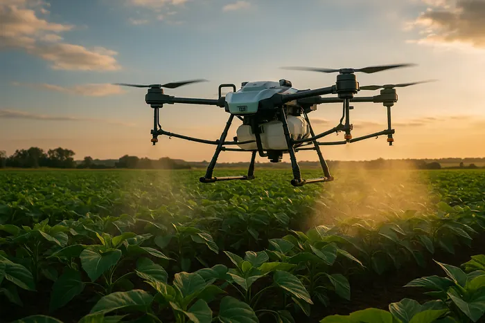 DJI Agras T50 em operação